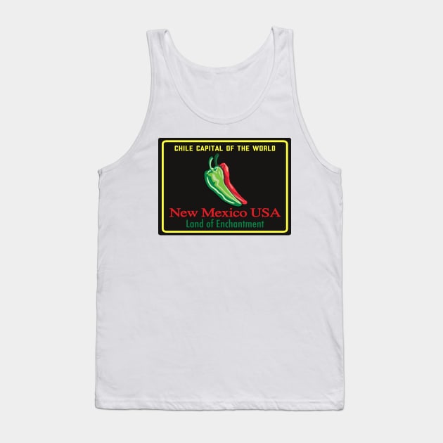 Chile Capital of the World Tank Top by somekindofguru